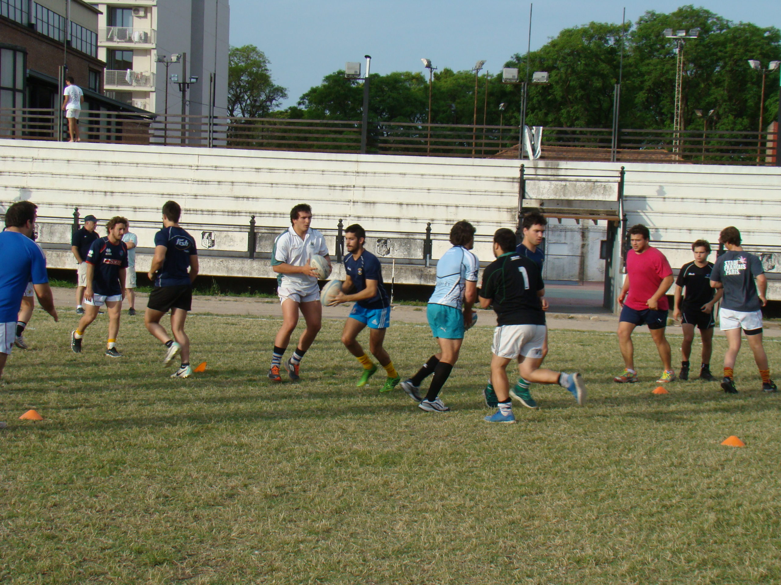La Selección de la URMDP entrenó antes del partido. (Foto: Prensa URMDP)