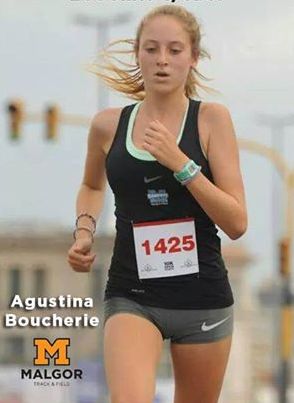 Agustina Boucherie quedó cuarta en los 200 mts con obstáculos.