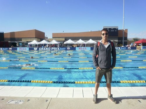 Facundo Miguelena, el mejor nadador de 2014 para el país. 