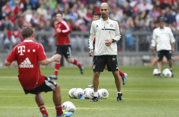 El entrenamiento del Bayern Münich de la mano de Guardiola. 