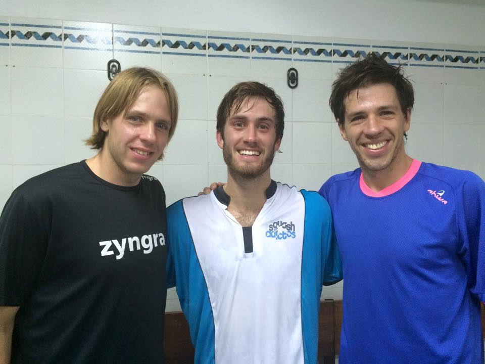 Leandro Romiglio, Rodrigo y Roberto Pezzota son los tres que integrarán la selección argentina de squash