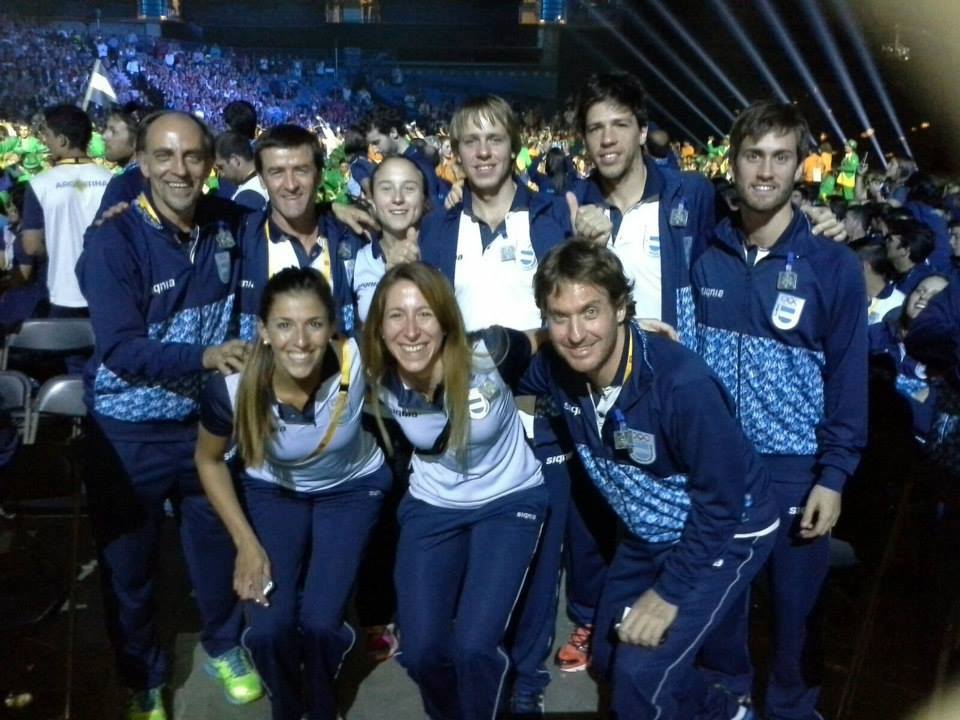 El equipo argentino de squash compite en ambas ramas buscando las medallas.