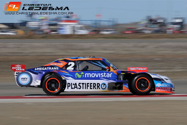 El auto de Christian Ledesma avanzó cuatro posiciones en la final. 