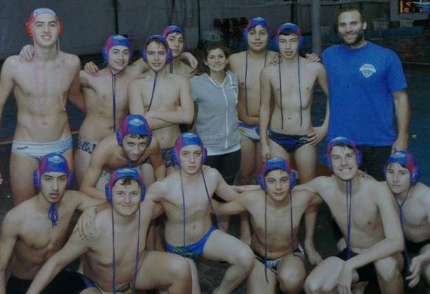 El equipo Sub-16 de Atlantis que representó a la ciudad en el Argentino de la categoría. 