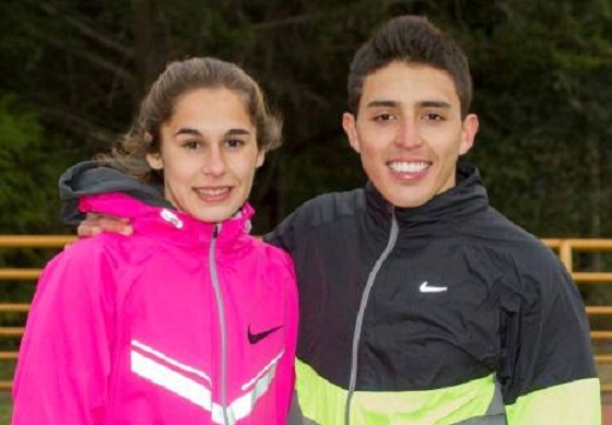Noelina Madarieta y Jorge Caracassis, las figuras del Provincial Sub-23. 