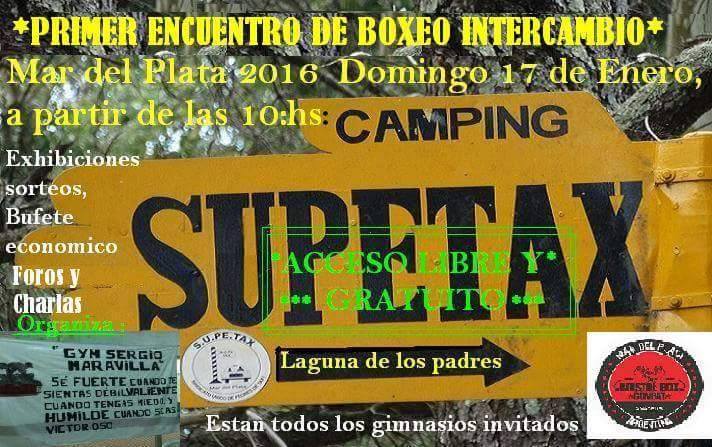 El afiche del Encuentro de Supetax.
