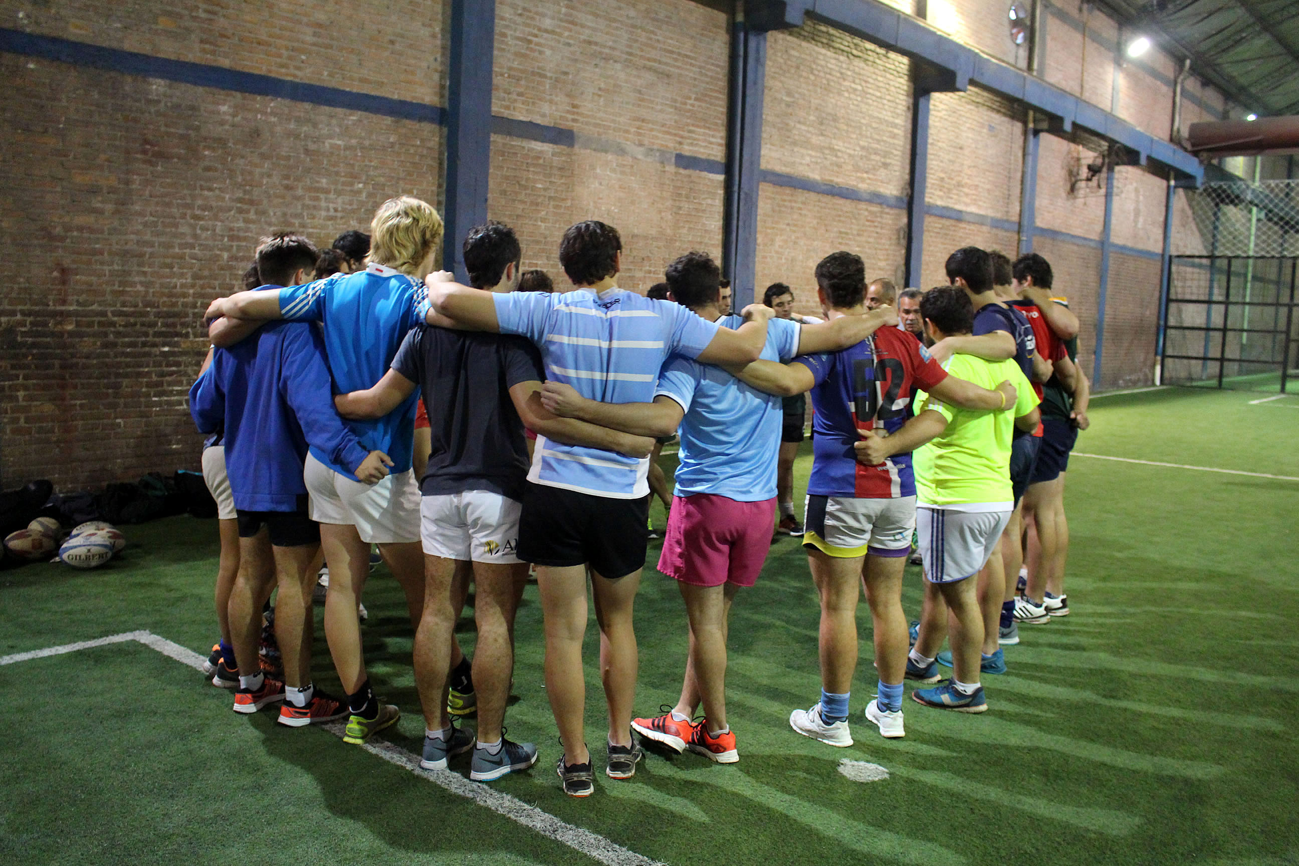 El grupo reunidos durante el entrenamiento en Tucumán. (Foto: Prensa URMDP)