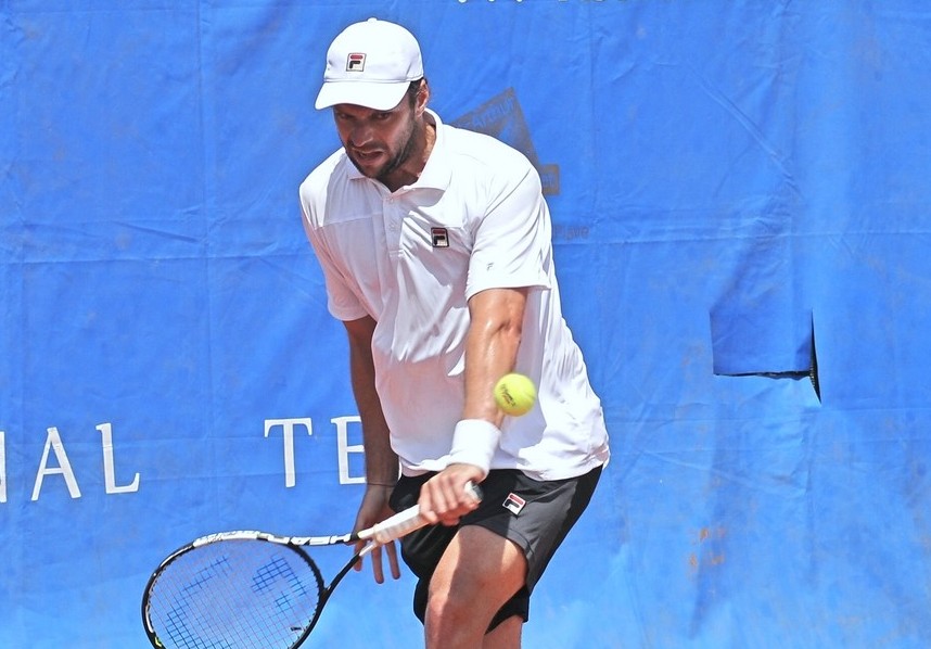 Horacio Zeballos no pudo pasar la segunda ronda en singles. 