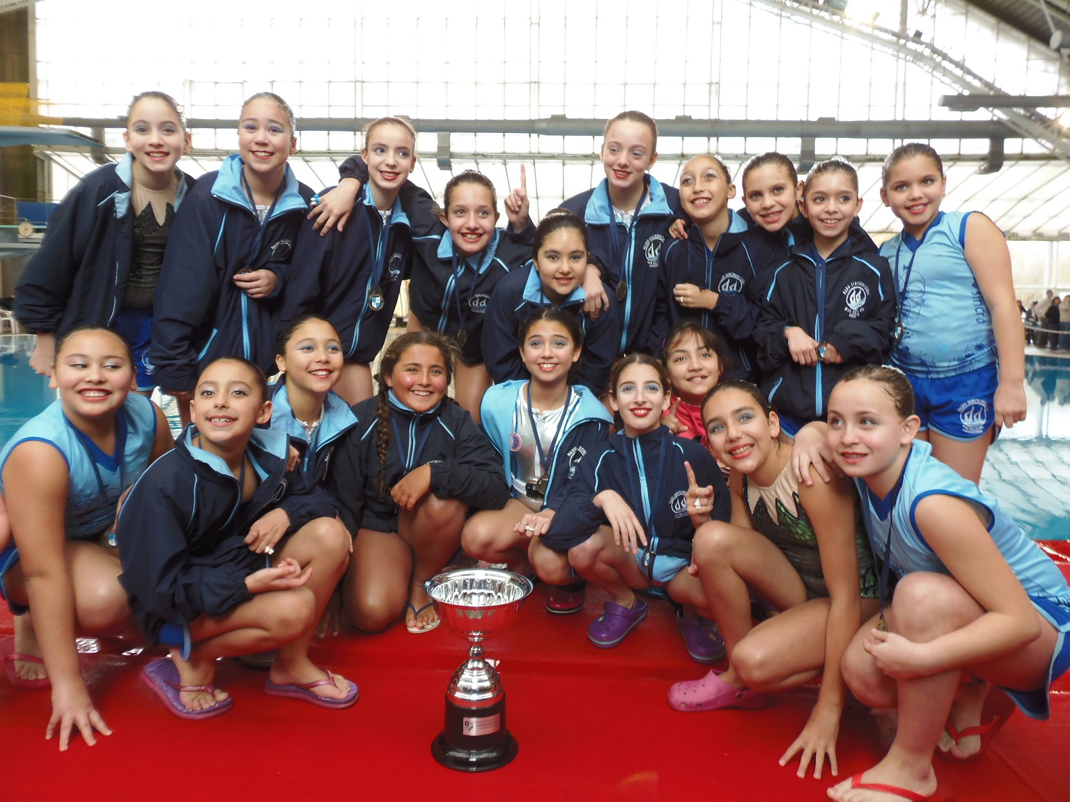 El equipo de Atlantis que se consagró campeón en Mar del Plata. (Foto: Prensa EMDER)