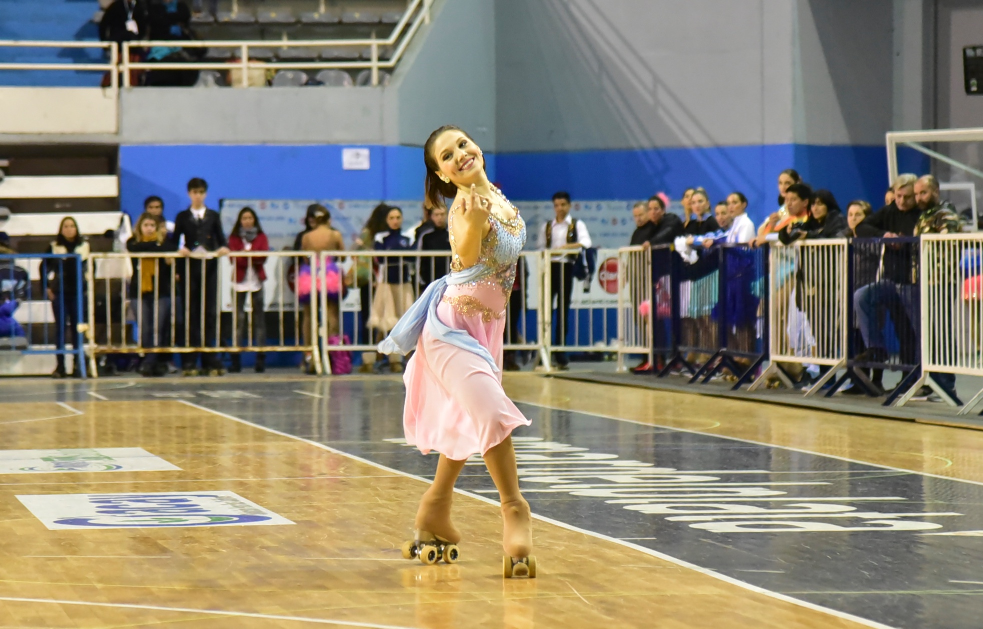Nadia Ortiz Villar en su participación inicial del torneo. 