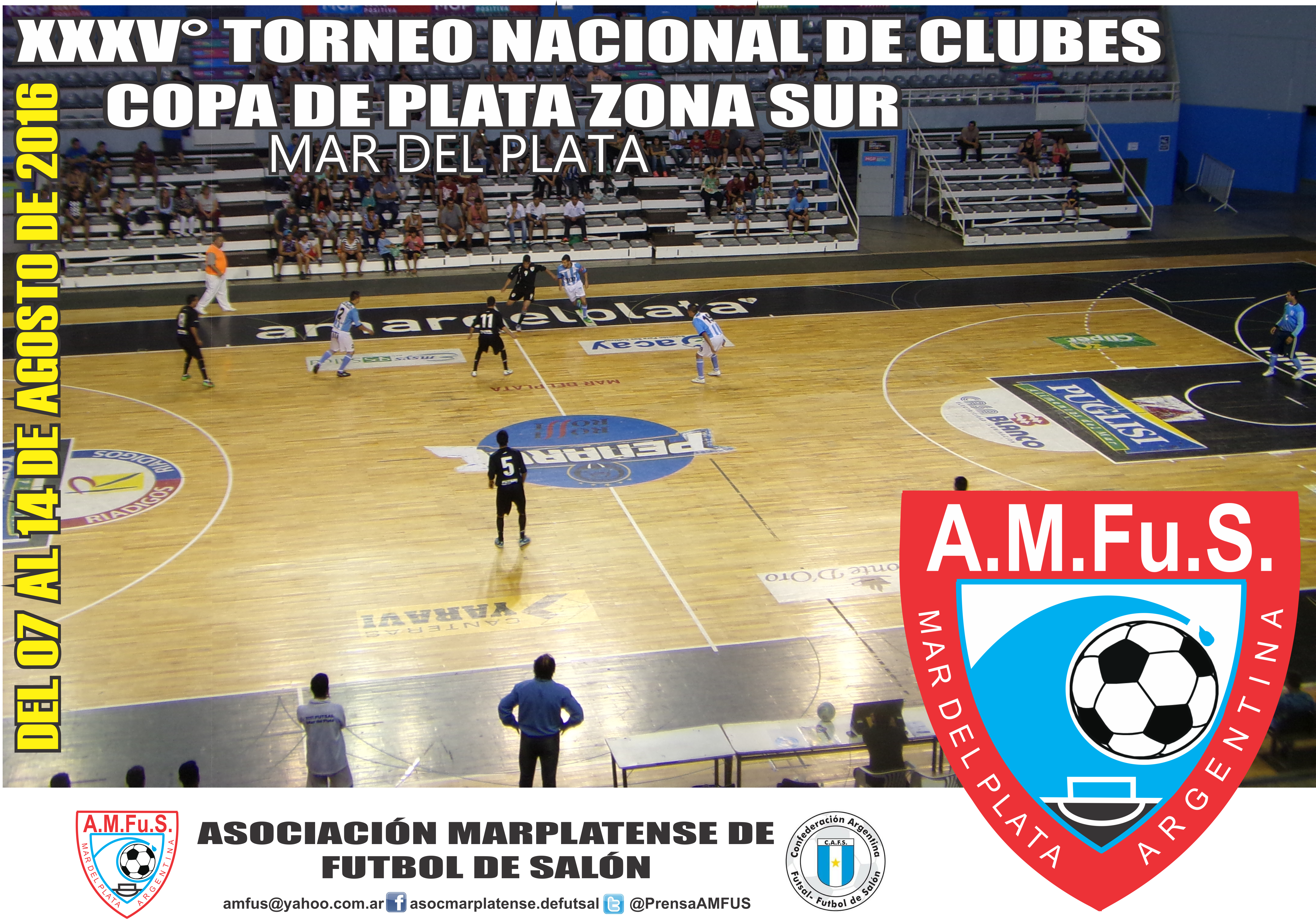 Se viene el Torneo Nacional de Futsal en Mar del Plata. 